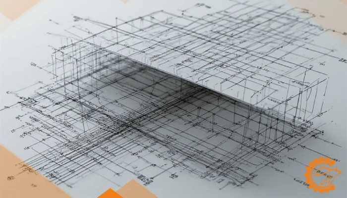 نمودار فنی توضیح‌دهنده تار خنثی، ناحیه کشش و ناحیه فشار در خمکاری ورق فلزی